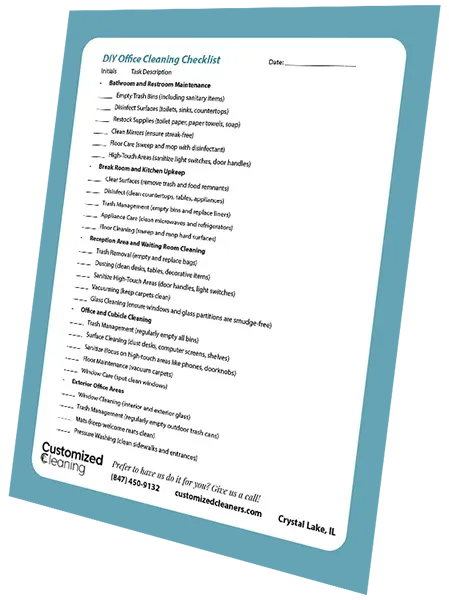 office cleaning checklist pdf